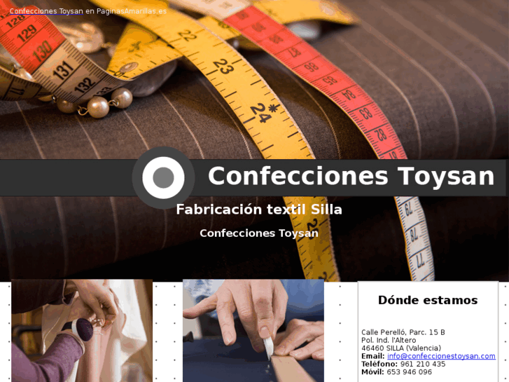 www.confeccionestoysan.com