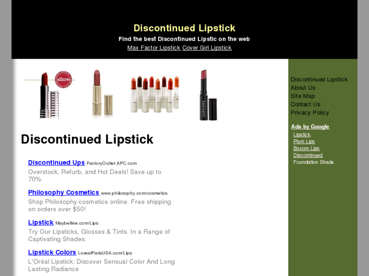 www.discontinuedlipstick.org