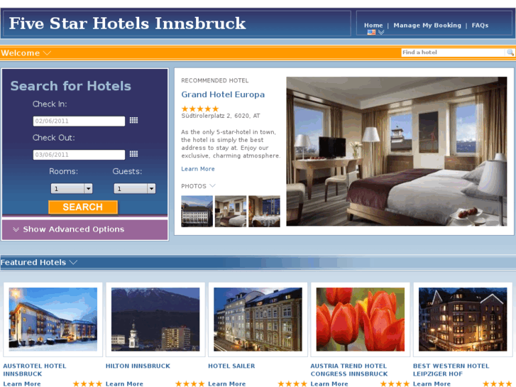 www.fivestarhotelsinnsbruck.com