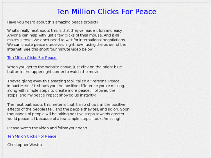 www.icreatepeace.com