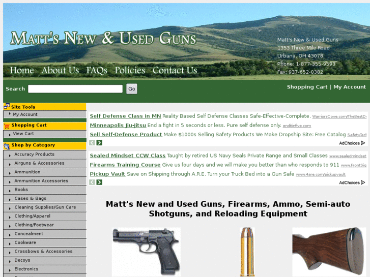 www.mattsnewandusedguns.com