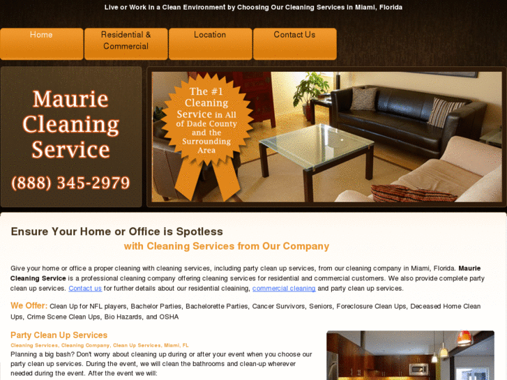 www.mauriecleaningservice.com