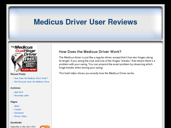 www.medicus-driver-reviews.com