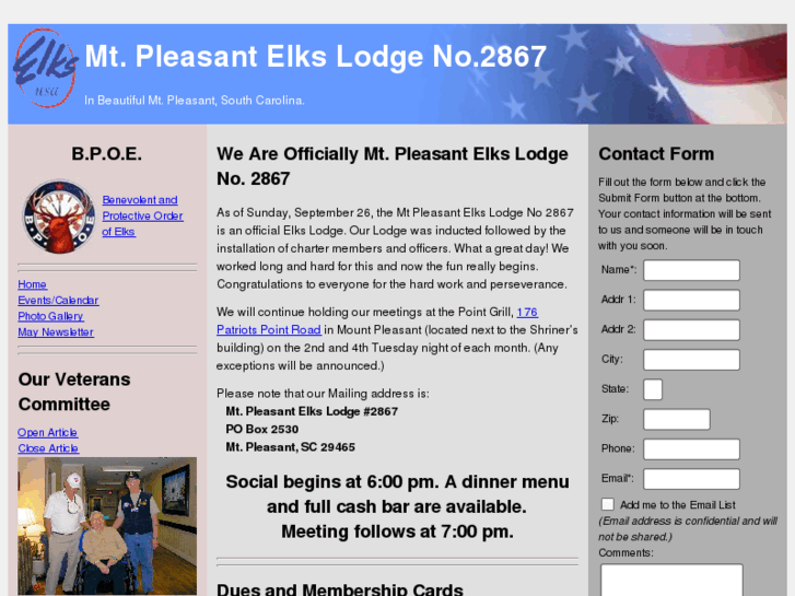 www.mtpleasantelks.org