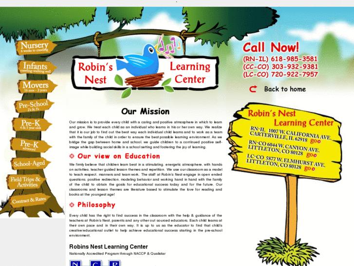 www.robinsnestlearningcenter.com