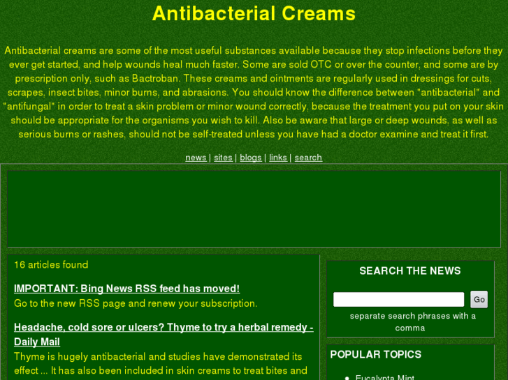 www.antibacterialcreams.com