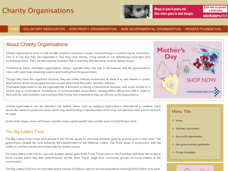 www.charityorganisations.net