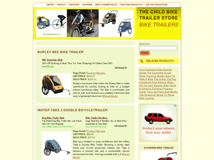 www.childbiketrailer.net