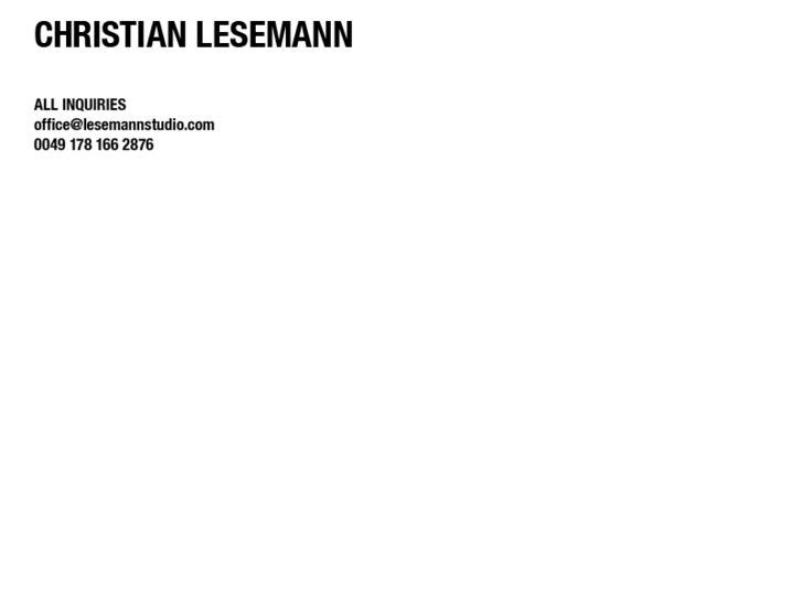 www.christianlesemann.com