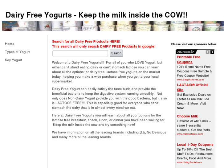 www.dairyfreeyogurts.com