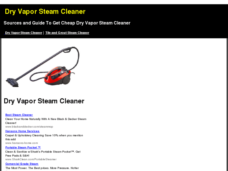 www.dryvaporsteamcleaner.com