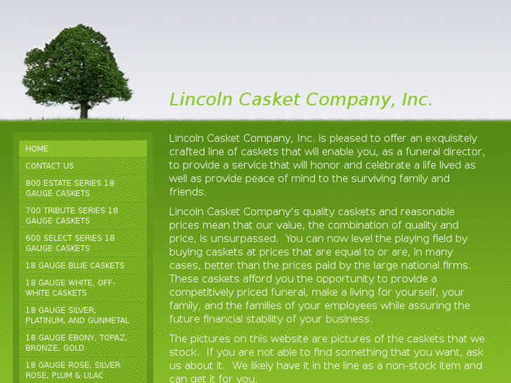 www.lincolncasketcompany.com