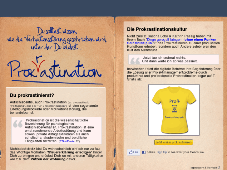www.prokastination.de