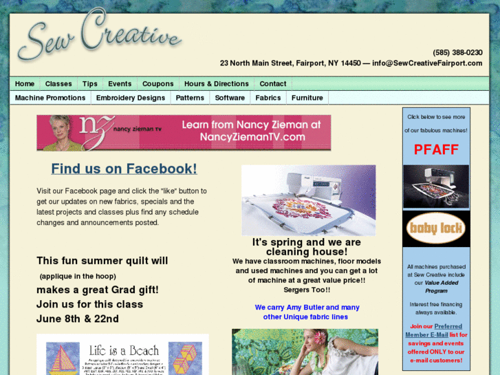 www.sewcreativefairport.com