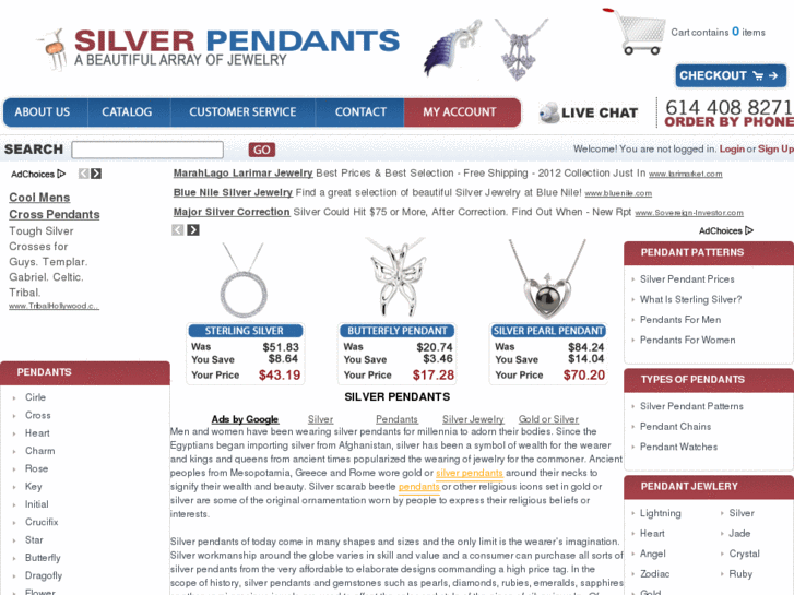 www.silverpendants.net