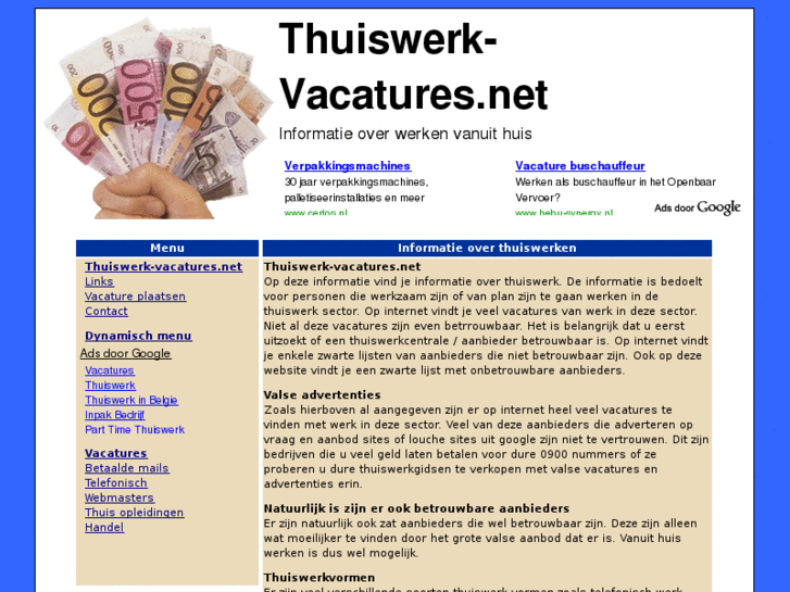www.thuiswerk-vacatures.net