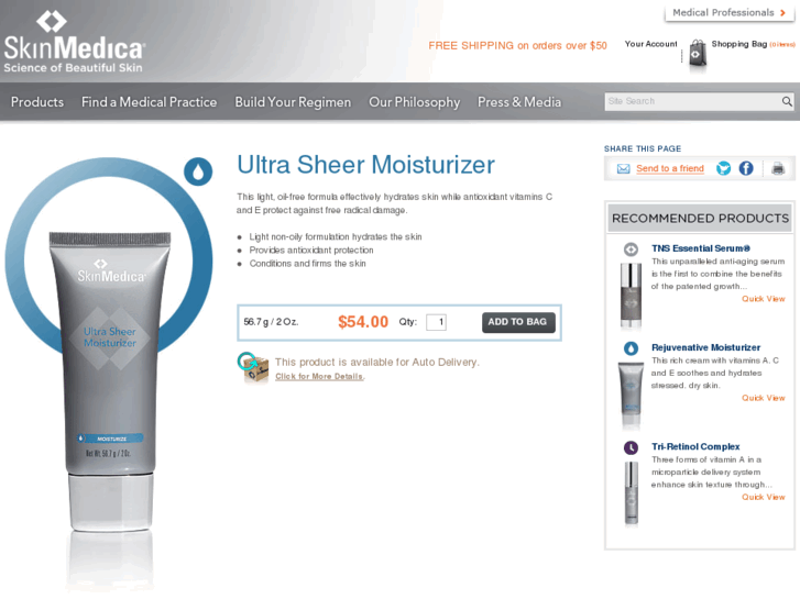 www.ultrasheermoisturizer.com