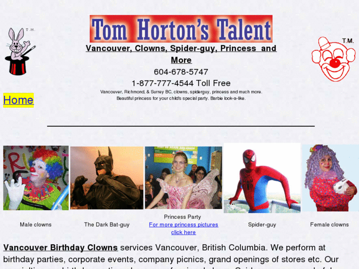 www.vancouver-birthday-clowns.com