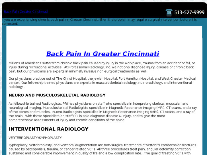 www.backpaingreatercincinnati.com