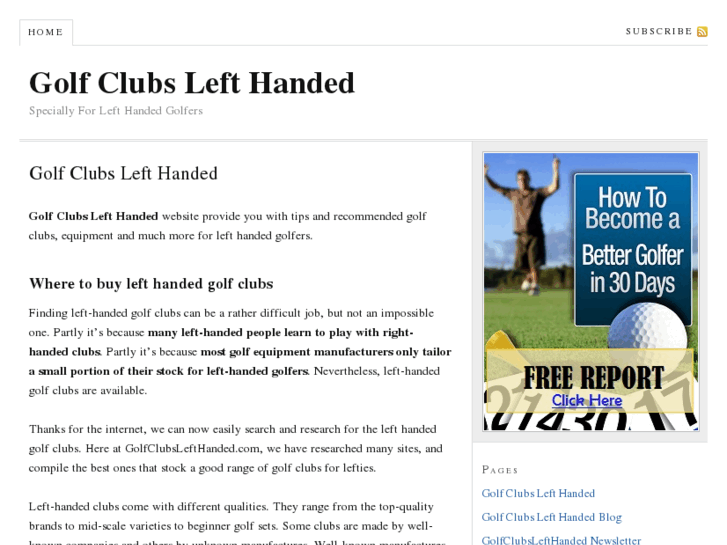 www.golfclubslefthanded.com