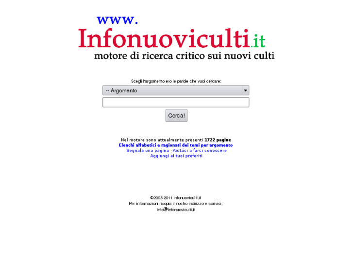 www.infonuoviculti.it