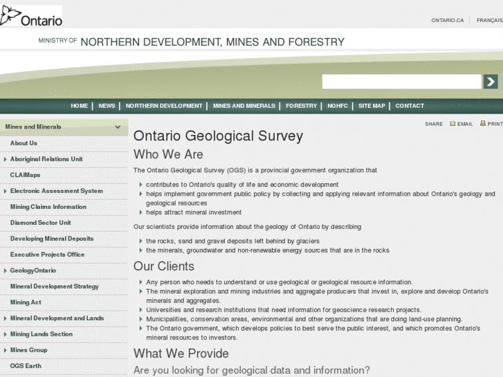 www.ontariogeologicalsurvey.biz