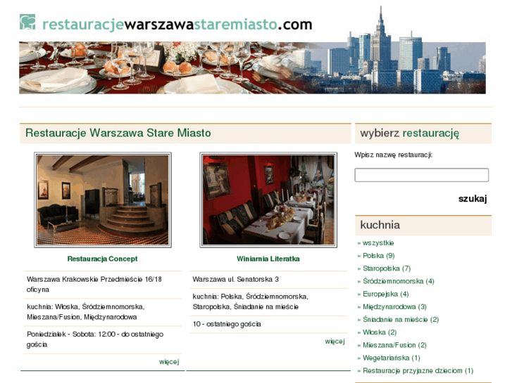 www.restauracjewarszawastaremiasto.com