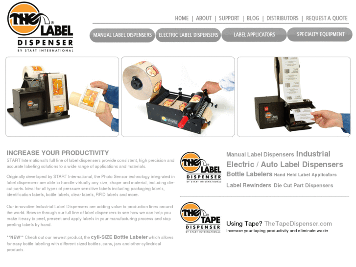 www.thelabeldispenser.com