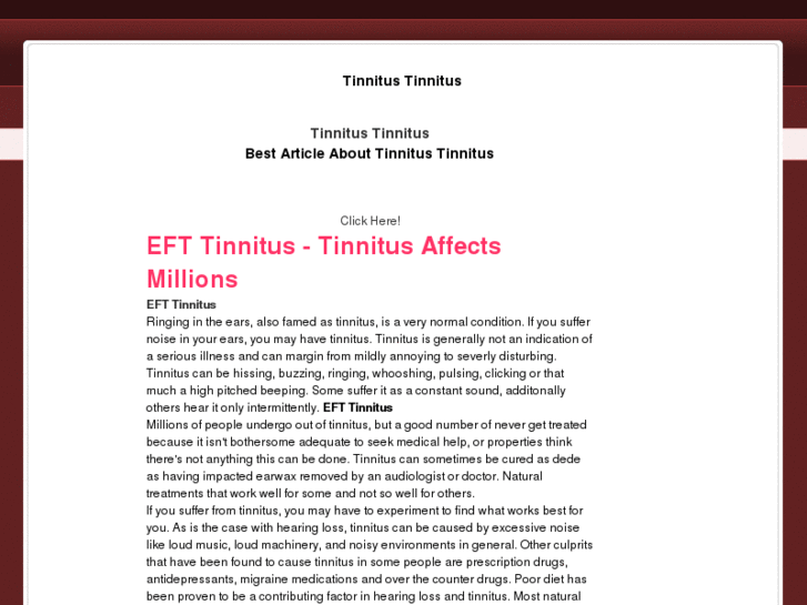 www.tinnitustinnitus.com