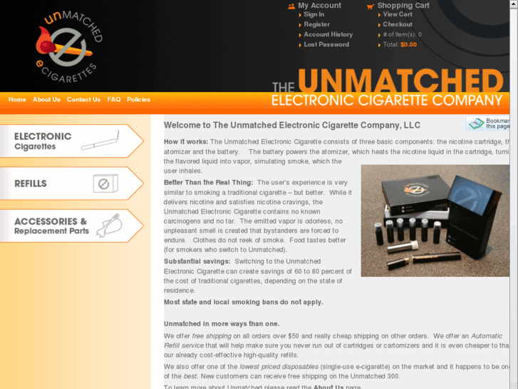 www.unmatchedecigarette.info