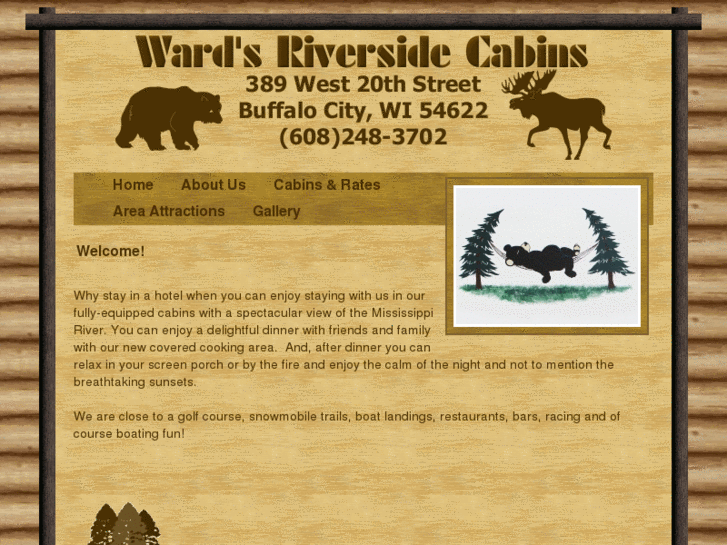 www.wardsriversidecabins.com