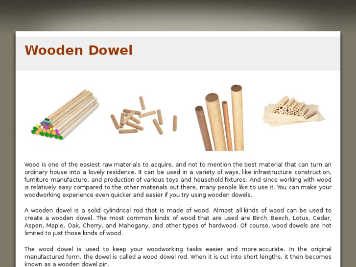 www.woodendowel.com