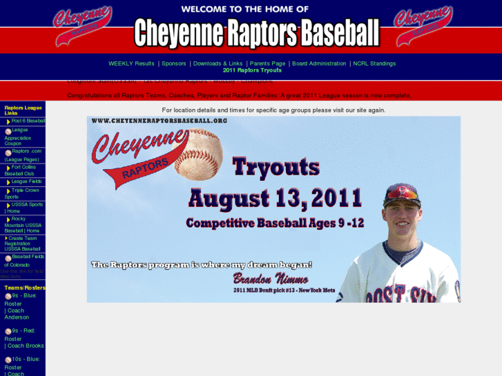 www.cheyenneraptorsbaseball.org