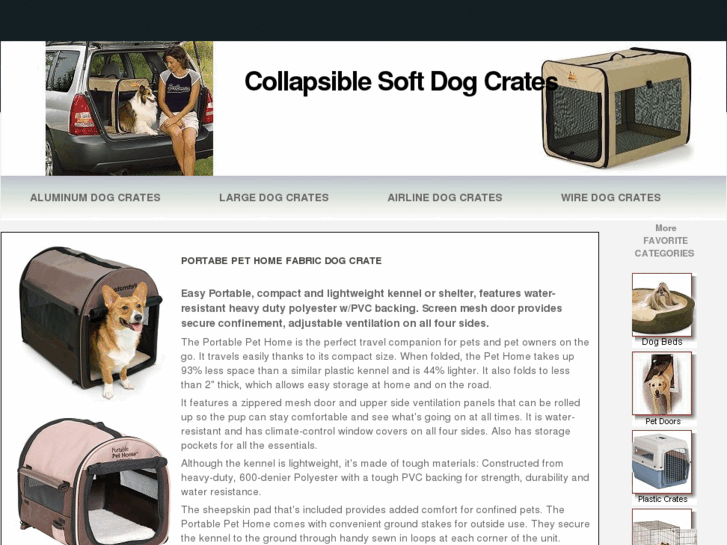 www.collapsible-soft-dog-crates.com