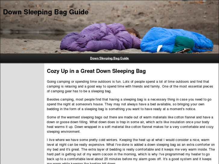 www.downsleepingbagguide.com