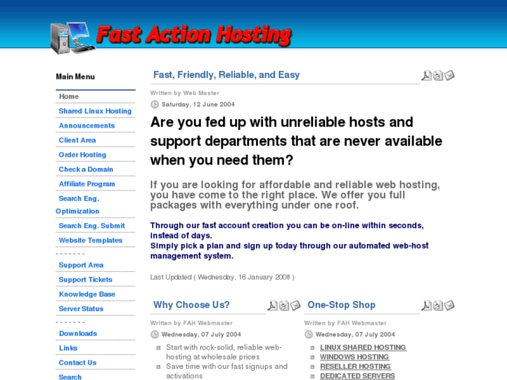 www.fastactionhosting.com