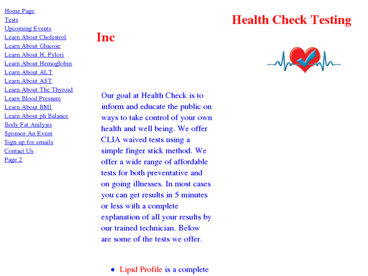 www.healthchecktesting.com