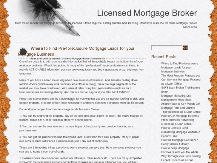 www.licensemortgagebroker.com