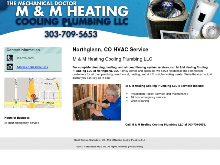 www.mandmheatingcoolingplumbingllc.com