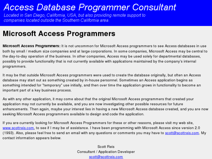 www.microsoftaccessprogrammers.com