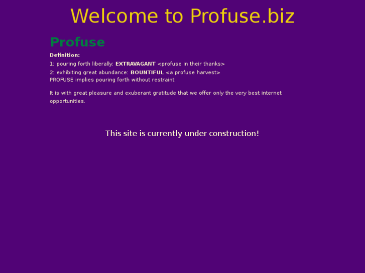 www.profuse.biz