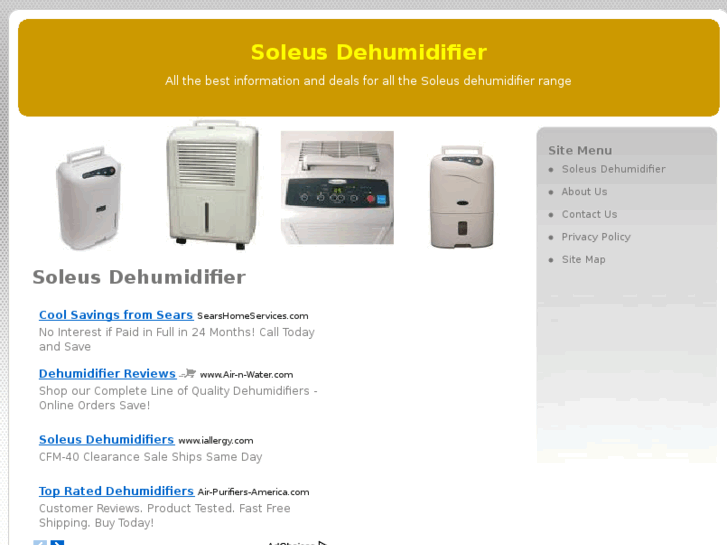 www.soleusdehumidifier.org