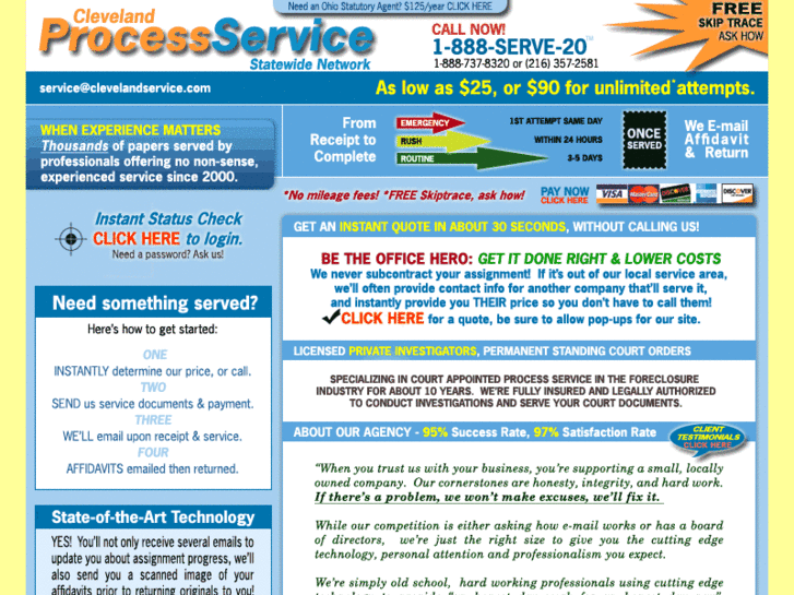 www.clevelandprocessservice.com