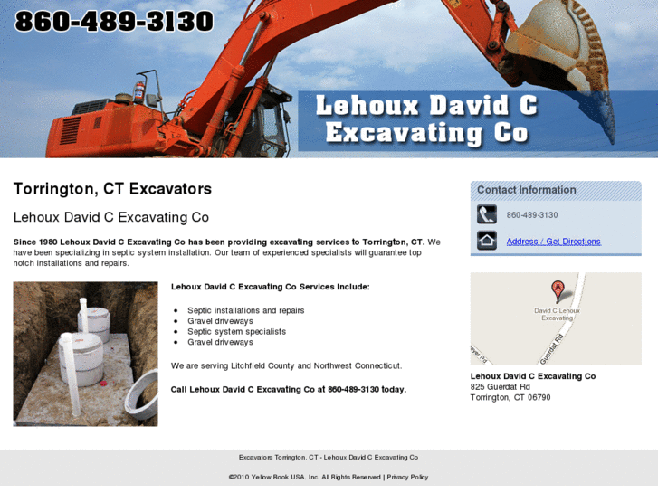 www.davidlehouxexcavating.com