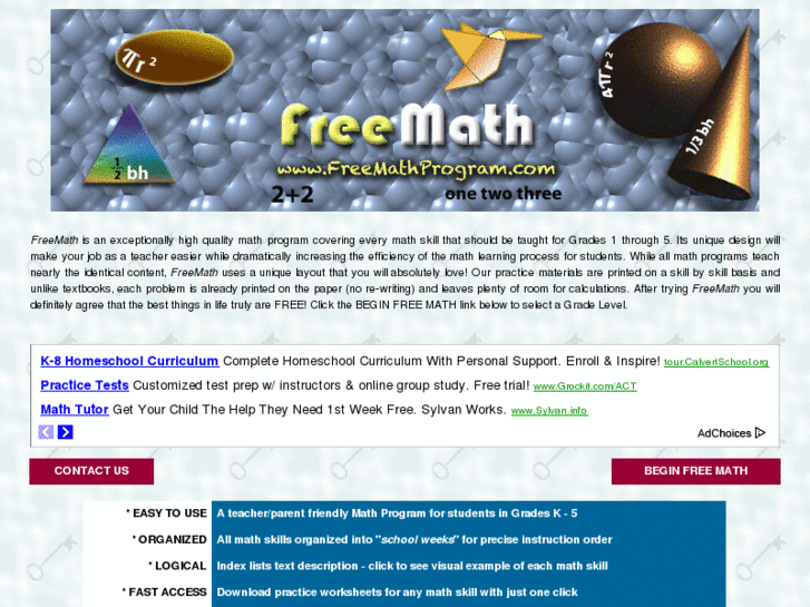 www.freemathprogram.com