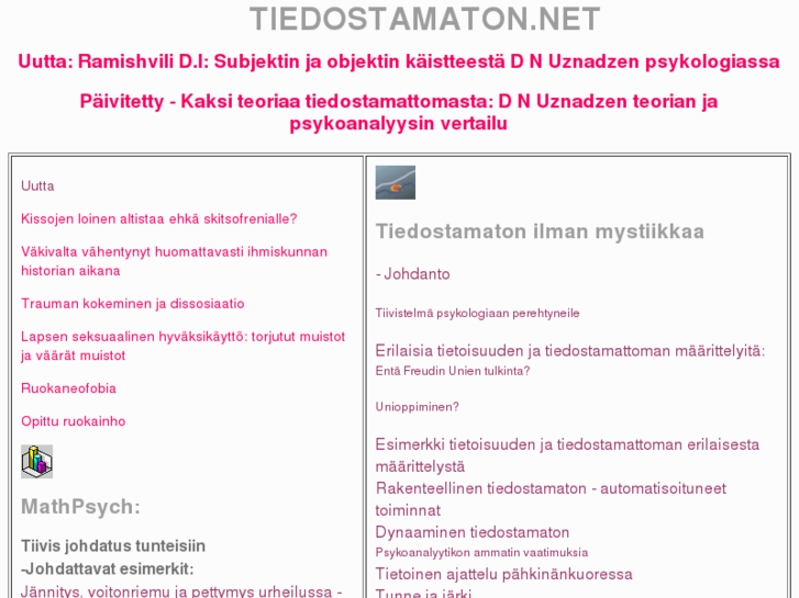 www.tiedostamaton.net