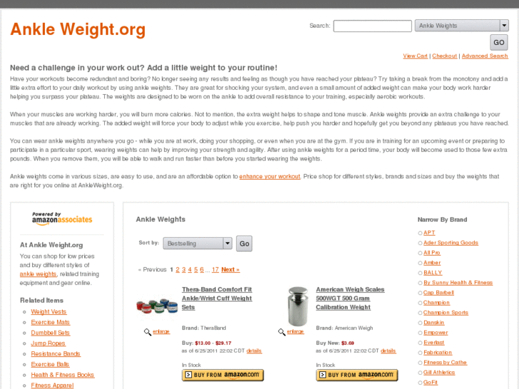 www.ankleweight.org