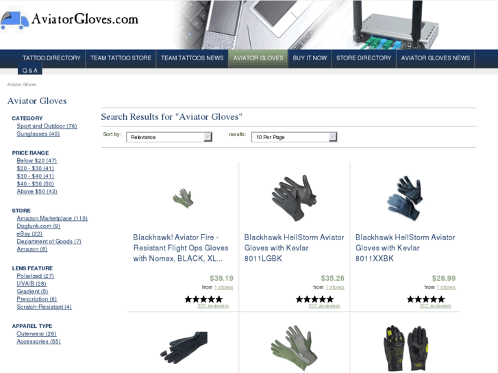 www.aviatorgloves.com