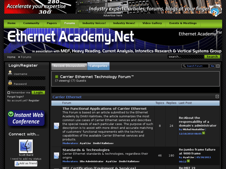 www.carrierethernetforums.net