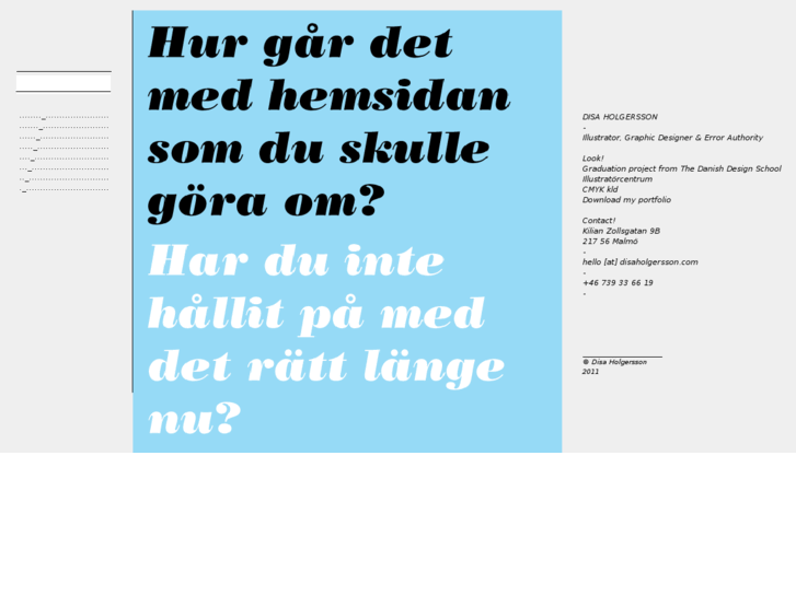 www.disaholgersson.com